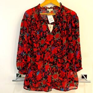 Grand & Green sheer XL blouse